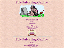 Tablet Screenshot of epicpublishing.com